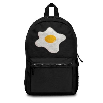 Discover fried egg graphic Backpacks