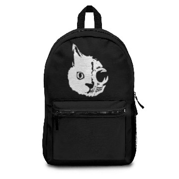 Discover Cat Skull funny Backpacks
