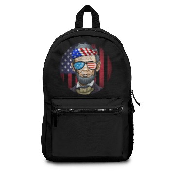 Discover Abraham Lincoln President on 4th Of July Backpacks