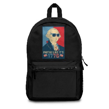 Discover Crazy George Washington Merica Backpacks