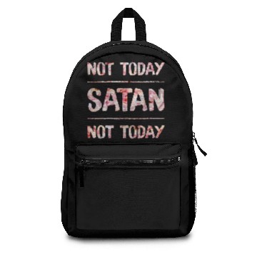 Discover Not Today Satan Backpacks