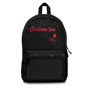 Discover Christmas Time Mistletoe Wine Backpacks