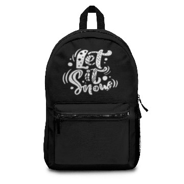 Discover Let It Snow In Scandinavian Style Backpacks