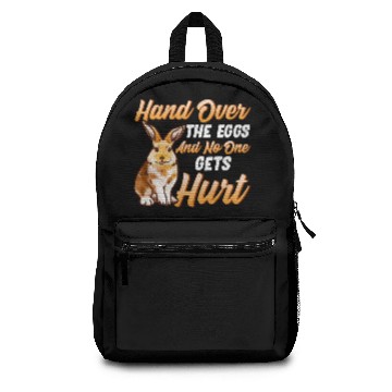Discover Funny Easter Bunny Rabbit Hare Pun Gift Backpacks