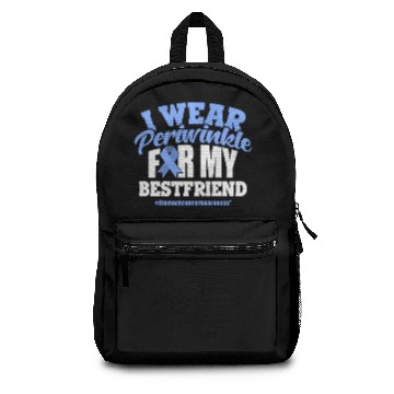 Discover I wear Periwinkle for my bestfriend Backpacks