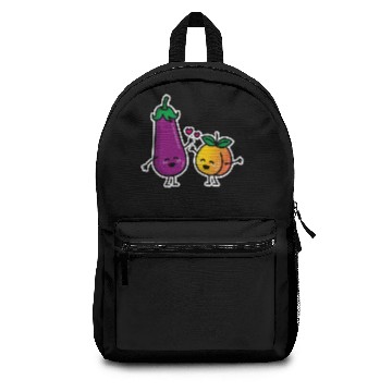 Discover You complete me sexting peach eggplant couples Backpacks
