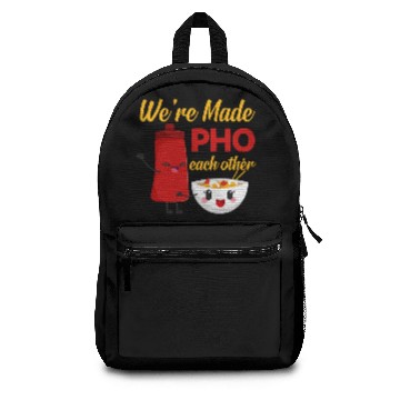 Discover We're made pho each other Backpacks