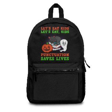 Discover Punctuation Saves Lives Backpacks