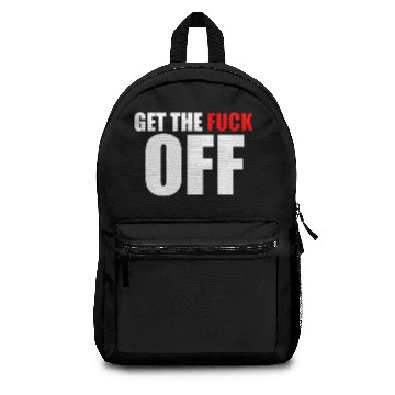 Discover get the fuck off Backpacks