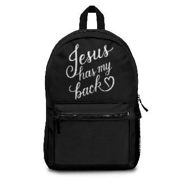 Discover Jesus has my back 01 Backpacks