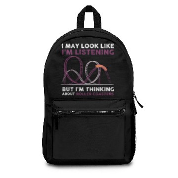 Discover Roller Coaster - theme park Design Backpacks