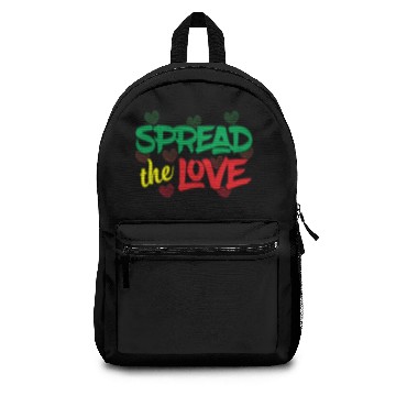 Discover Spread the love! heart kindness happiness gift Backpacks