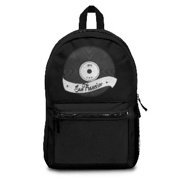 Discover San Francisco Vinyl Backpacks with Vinyl record