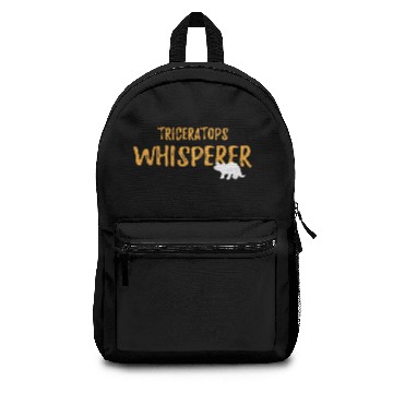 Discover Triceratops Whisperer Graphic Backpacks