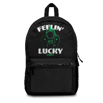 Discover St Patricks Day Feeling Lucky Punk Backpacks