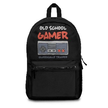 Discover Old School Gamer Classically Trained Backpacks