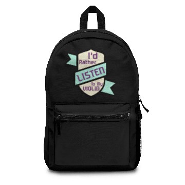 Discover Violin Player Violinist Gift Backpacks