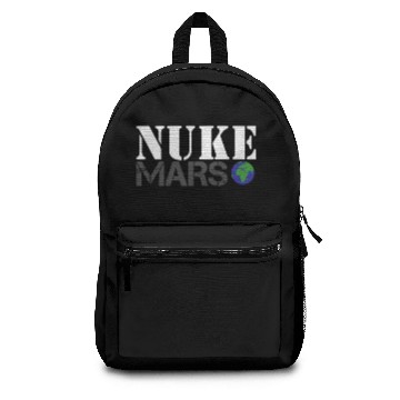 Discover Nuke Mars Funny Space Planet Backpacks