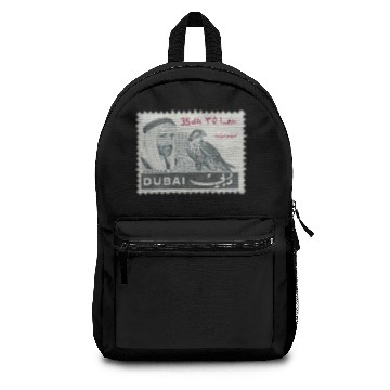 Discover dubai stamp 1 Backpacks