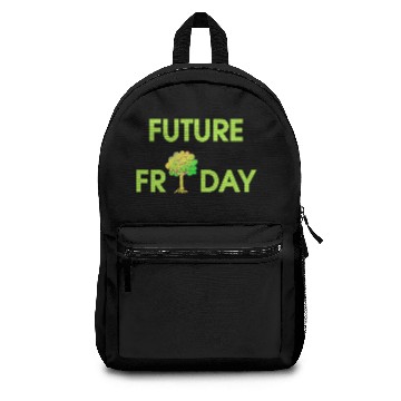 Discover Future Friday Environment Protest planet Backpacks