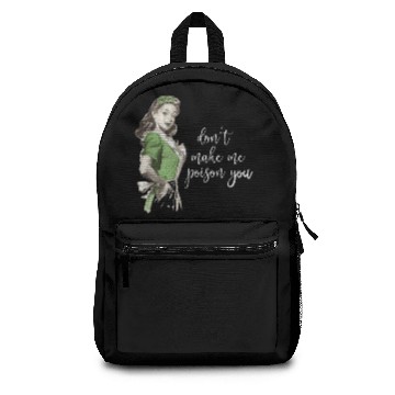 Discover Retro Waitress Don't Make Me Poison You Backpacks