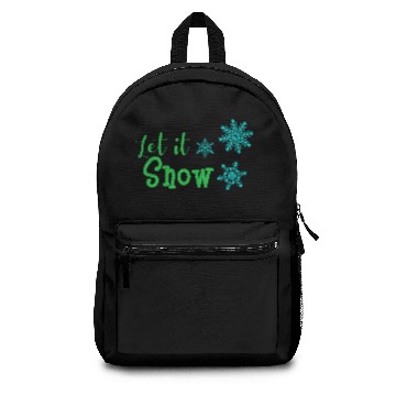 Discover Merry christmas let it snow Backpacks