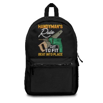 Discover Handyman Tinkerer Carpenter Cabinetmaker Gift Backpacks
