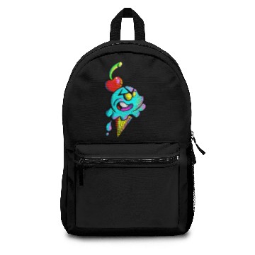 Discover Blue Ice Cream cone Chibi Backpacks