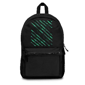 Discover Black neon green pattern neon Backpacks