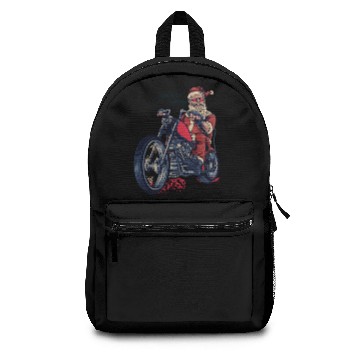 Discover Santa Is Coming Motorbike Backpacks