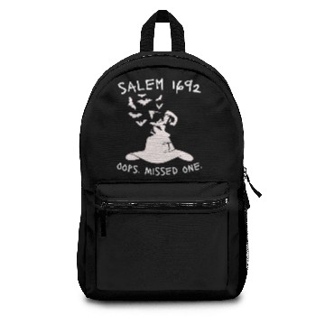 Discover Funny Halloween Witch Salem Oops Missed One Backpacks