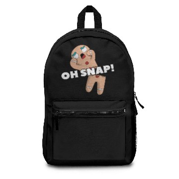 Discover Gingerbread Man Oh Snap Funny Cute Christmas Backpacks