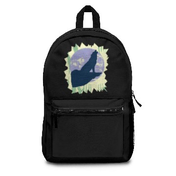 Discover Wolf howling Backpacks