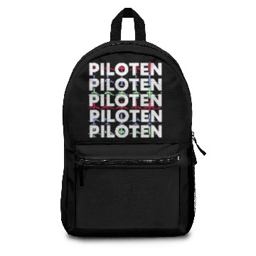 Discover pilots airplane Backpacks