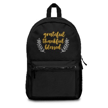 Discover Thankful Grateful Blessed Backpacks