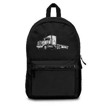 Discover Trucker Truck driver Backpacks
