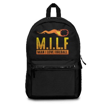 Discover MILF Man I Love Fireball Funny ambiguous Backpacks