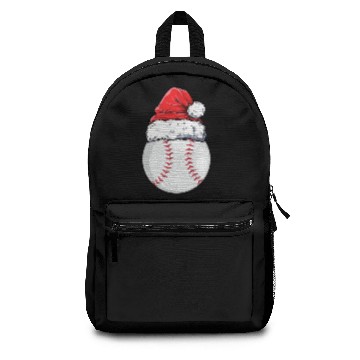 Discover Santa Baseball Christmas Backpacks
