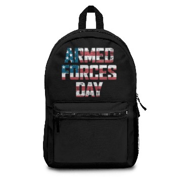 Discover US FLAG ARMED FORCES DAY SUPPORT Backpacks