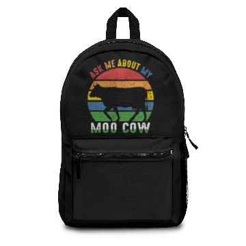 Discover Ask Me About My Moo Cow Backpacks