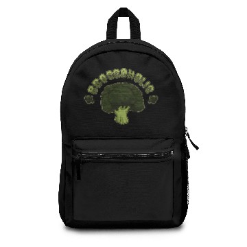 Discover Broccoholic - Broccoli Plant Vegan Vegetables Backpacks