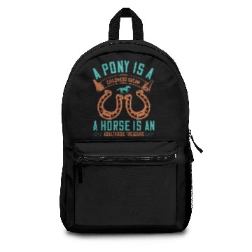 Discover A pony is a childhood dream Backpacks