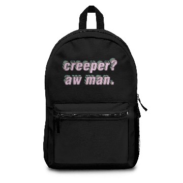 Discover Internet Meme Creeper? Aw Man. Backpacks