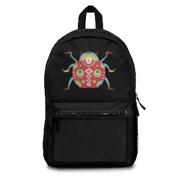 Discover Insectarium Insect Art Ladybug Illustration Backpacks