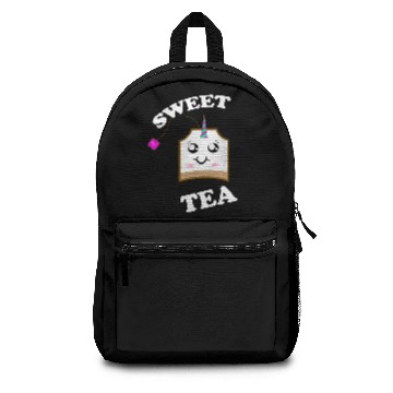 Discover Sweet tea funny teabag Backpacks