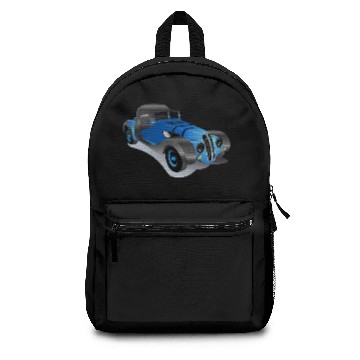 Discover Blue car Roadster Backpacks