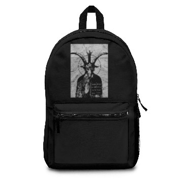 Discover Occult Baphomet Gothic Grunge Satan Devil Black Backpacks