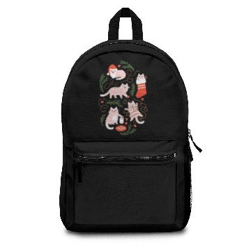 Discover Grumpy Christmas Cat Backpacks