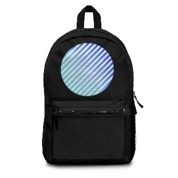 Discover Light Blue White Circle Backpacks