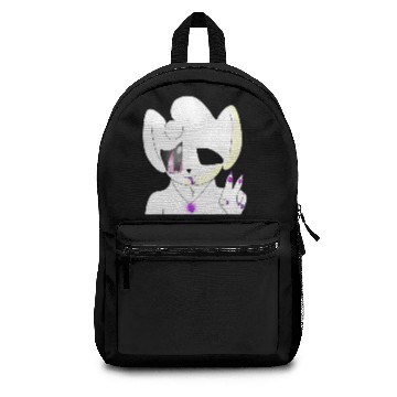 Discover Albino Galaxy wolf oc! Backpacks